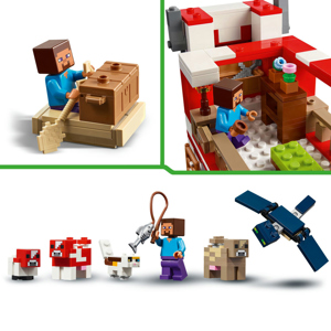 Lego Minecraft The Mooshroom House 21270